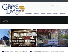 Tablet Screenshot of grand-ledge.com